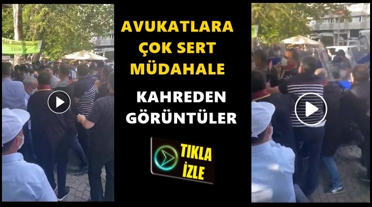 Avukatlara &ccedil;ok sert m&uuml;dahale!..