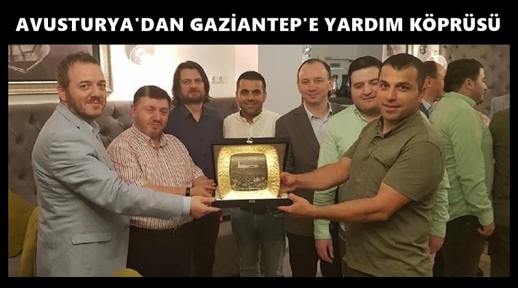 Avusturya'dan Gaziantep'e yardım k&ouml;pr&uuml;s&uuml;