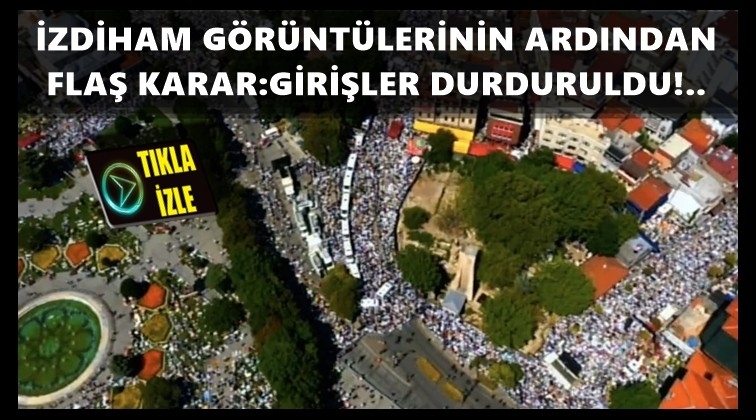 Ayasofya'ya girişler durduruldu!