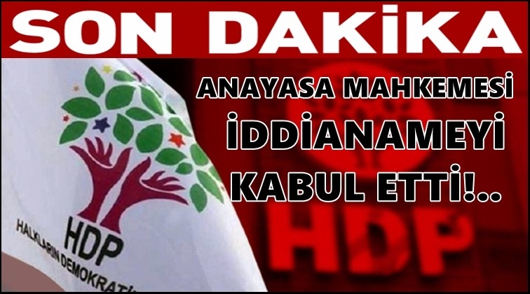 AYM, HDP iddianamesini kabul etti!..