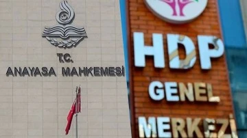 AYM, HDP'nin 'hazine yardımına bloke' talebini reddetti!