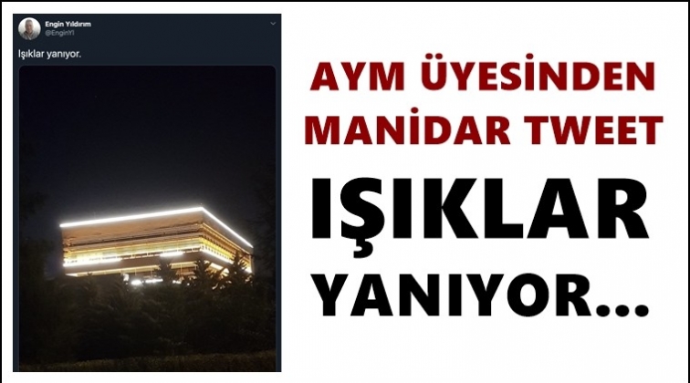 'Işıklar yanıyor' paylaşımı g&uuml;ndem oldu!