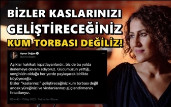 Aynur Doğan: Bizler kum torbası değiliz!
