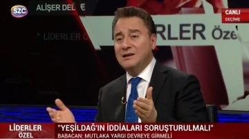 Babacan: Ali Yeşildağ'ın iddiaları soruşturulmalı!