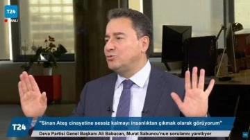 Babacan: Bah&ccedil;eli&rsquo;nin sessizliğini insanlıktan &ccedil;ıkmak olarak g&ouml;r&uuml;yorum