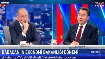 Babacan'dan Erdoğan'a &ldquo;300 milyar dolar&rdquo; yanıtı