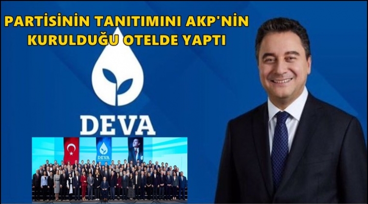Babacan, DEVA Partisi'ni tanıttı