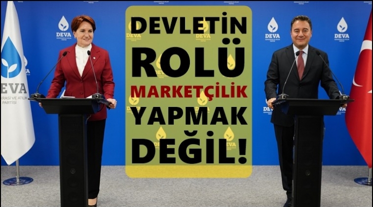 Babacan: Devletin rol&uuml; market&ccedil;ilik değil!