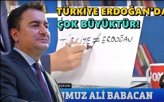 Babacan: Erdoğan kazanamaz!