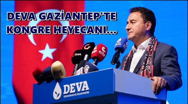 Babacan&nbsp;Gaziantep&rsquo;te kongreye katıldı...