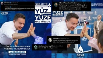 Babacan'ın paylaştığı 100. yıl görseline tepki yağdı!