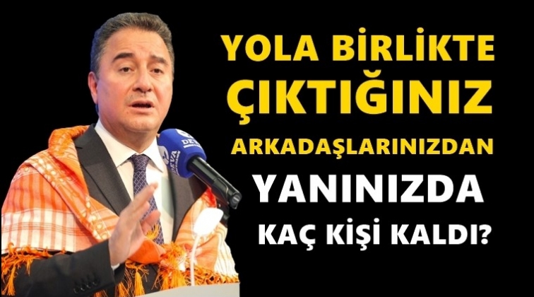 Babacan: K&uuml;&ccedil;&uuml;k ortak ne diyorsa o oluyor