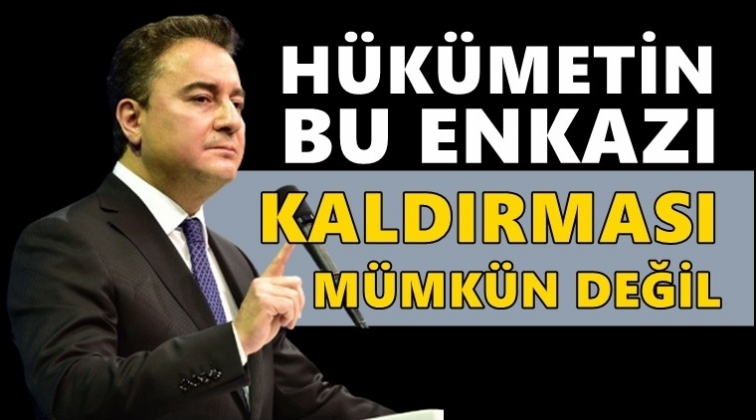 Babacan: Ortada b&uuml;y&uuml;k bir yangın var...