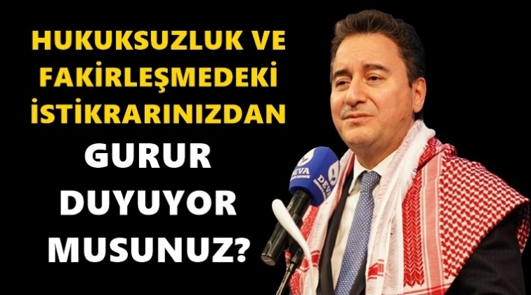 Babacan: Vakti kendiyle &ccedil;elişmekle ge&ccedil;iyor...