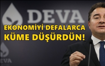 Babacan'dan Erdoğan'a: Ekonomiyi küme düşürdün