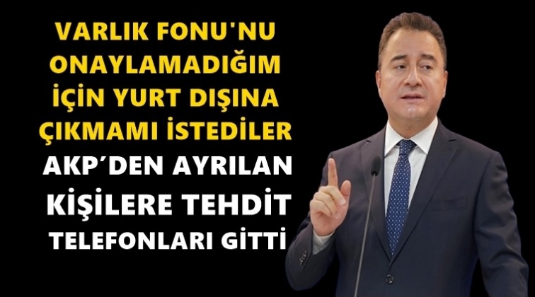 Babacan'dan flaş 'Varlık Fonu' a&ccedil;ıklaması