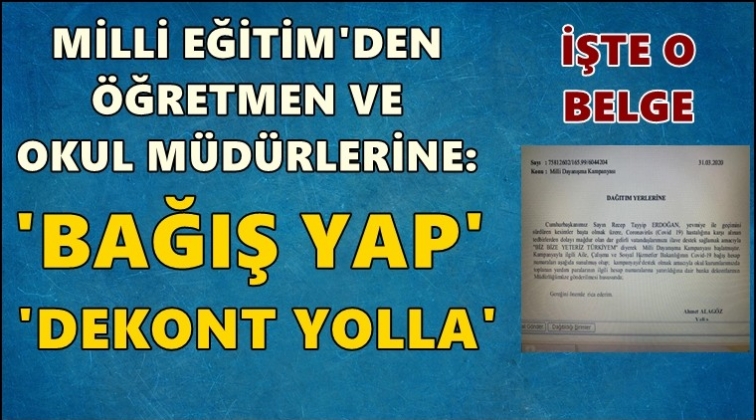 &lsquo;Bağış yap, dekont g&ouml;nder&rsquo; baskısı!..