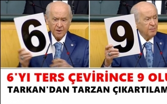 Bah&ccedil;eli: 6'yı ters &ccedil;evir 9 olur...