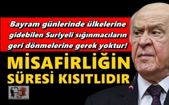 Bah&ccedil;eli: D&uuml;zensiz g&ouml;&ccedil; adı konmamış istiladır!