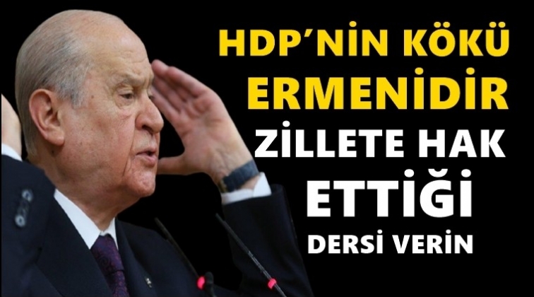 Bah&ccedil;eli: Hi&ccedil;bir şart altında soykırım olmamıştır