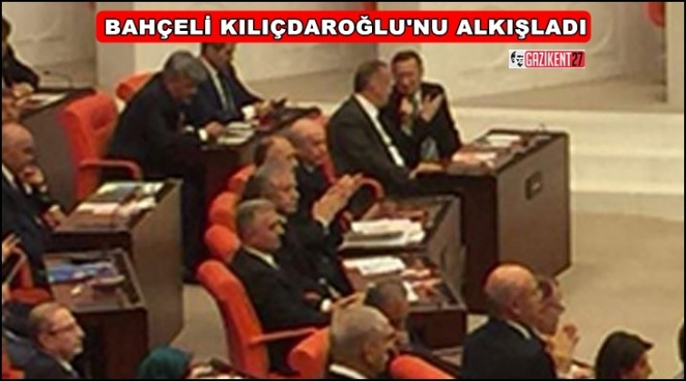 Bah&ccedil;eli, Kılı&ccedil;daroğlu'nu alkışladı
