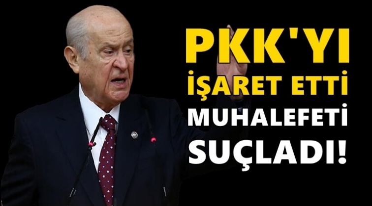 Bah&ccedil;eli, muhalefeti hedef aldı!
