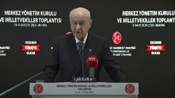Bah&ccedil;eli'den 'Altılı Masa'ya &ccedil;ağrı: Gelin Erdoğan'ın etrafında tek yumruk olalım