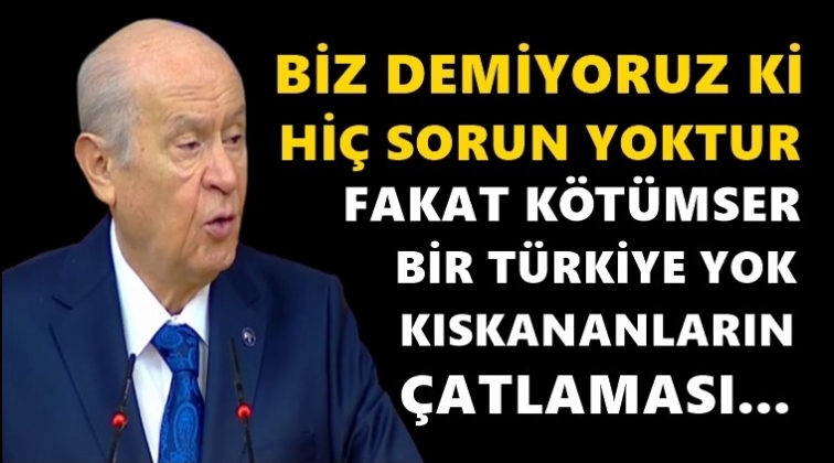 Bah&ccedil;eli: &Uuml;lkemizde demokratik uzlaşma k&uuml;lt&uuml;r&uuml; yok!