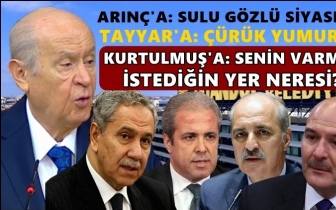 Bahçeli'den AKP'li üç isme tepki Soylu'ya destek...