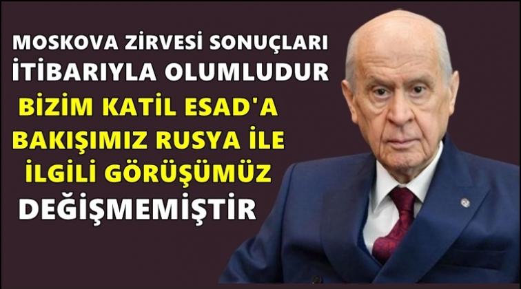 Bah&ccedil;eli&rsquo;den ateşkes yorumu