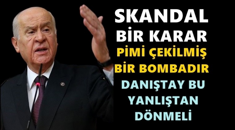 Bahçeli’den çok sert ‘Andımız’ tepkisi...