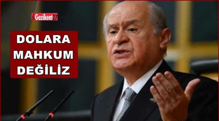 Bah&ccedil;eli'den Dolar a&ccedil;ıklaması