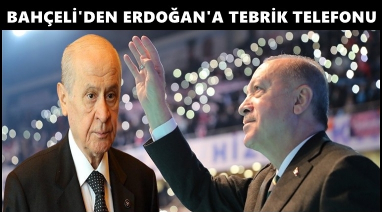 Bah&ccedil;eli'den Erdoğan'a tebrik...