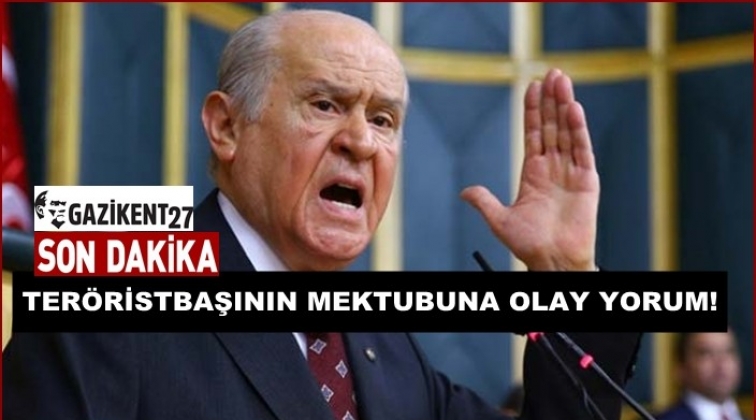 Bahçeli HDP'yi Öcalan çağrısına uymamakla suçladı!
