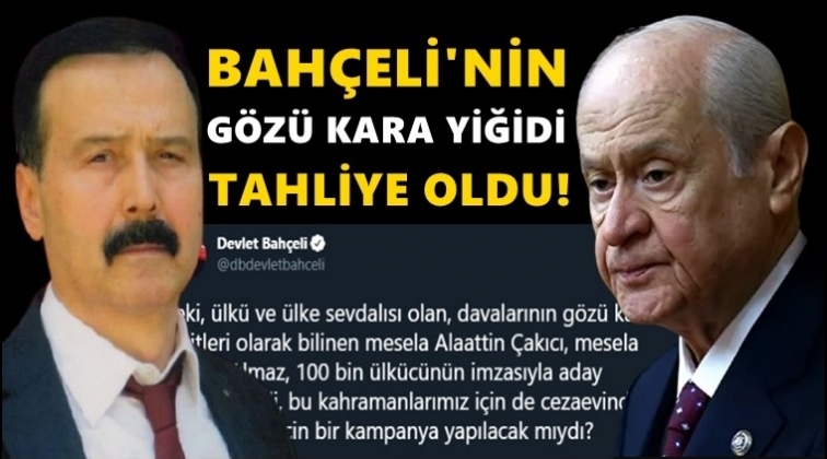 Bah&ccedil;eli'nin&nbsp;g&ouml;z&uuml; kara yiğidi tahliye oldu!