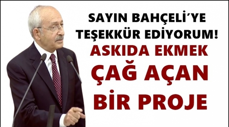 'Bah&ccedil;eli&rsquo;ye y&uuml;rekten teşekk&uuml;r ediyorum'