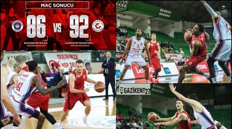 Bahçeşehir Koleji 86-92 Gaziantep Basketbol