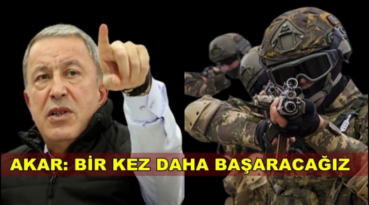 Bakan Akar sınır hattında