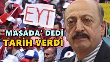 Bakan Bilgin EYT i&ccedil;in tarih verdi...
