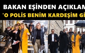 Bakan eşinden&nbsp;'şemsiye taşıtma' a&ccedil;ıklaması!