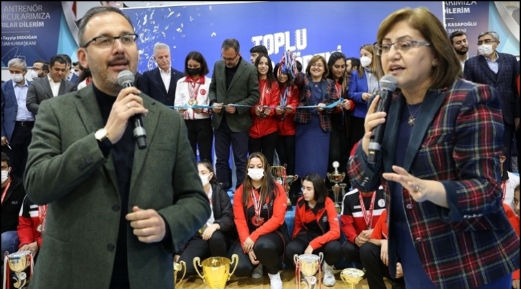 Bakan Kasapoğlu Gaziantep'te 9 tesis açtı...