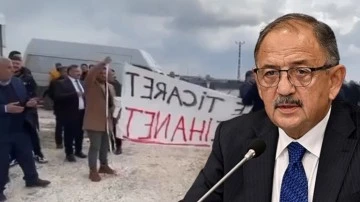 Bakan Özhaseki'ye, Şanlıurfa'da İsrail protestosu