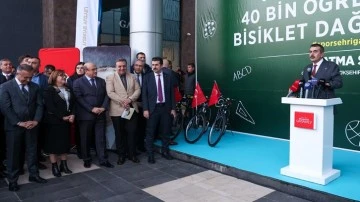 Bakan Tekin Gaziantep'te bisiklet törenine katıldı