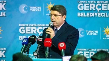 Bakan Tunç seçim yasağını çiğnedi AKP'ye oy istedi!