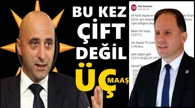 Bakan Yardımcısının &uuml;&ccedil; maaş aldığı ortaya &ccedil;ıktı!