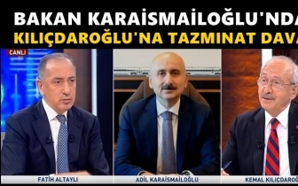 Bakandan Kılı&ccedil;daroğlu'na tazminat davası...