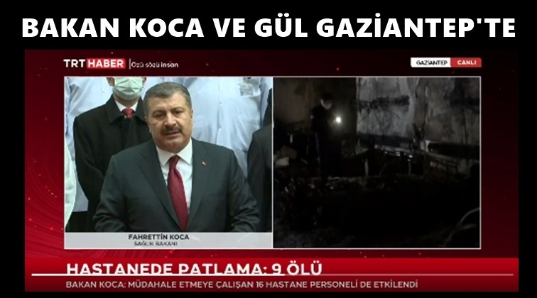 Bakanlar hastanede incelemede bulundu