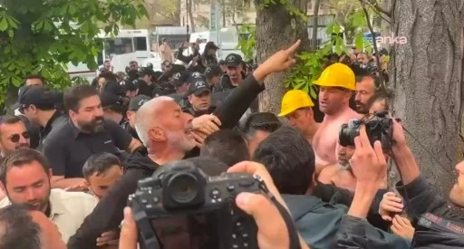 Bakanlığa y&uuml;r&uuml;mek isteyen maden iş&ccedil;ilerine polis m&uuml;dahalesi