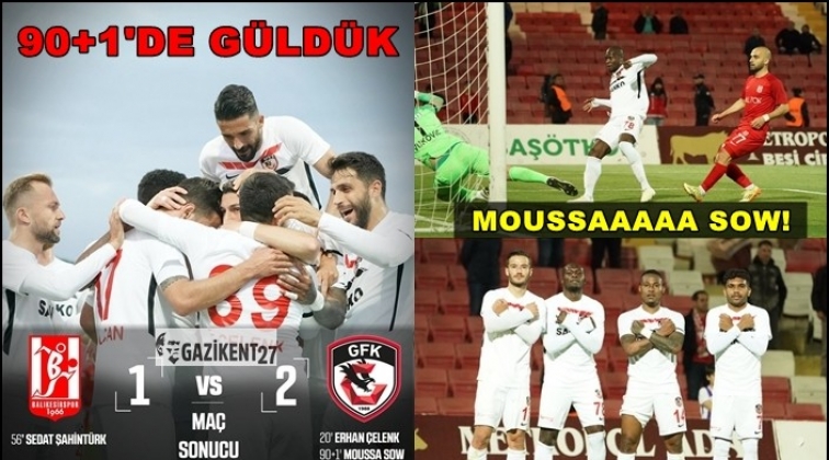 Balıkesirspor 1-2 Gazişehir Gaziantep