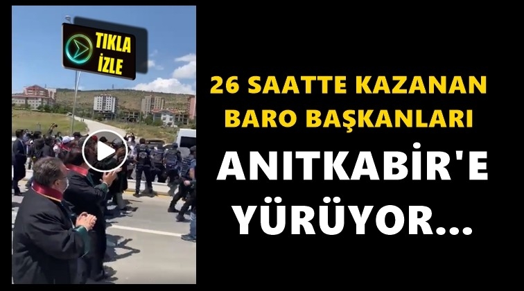 Baro Başkanları Anıtkabir'e y&uuml;r&uuml;yor...